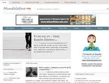 Tablet Screenshot of mundolatino.org